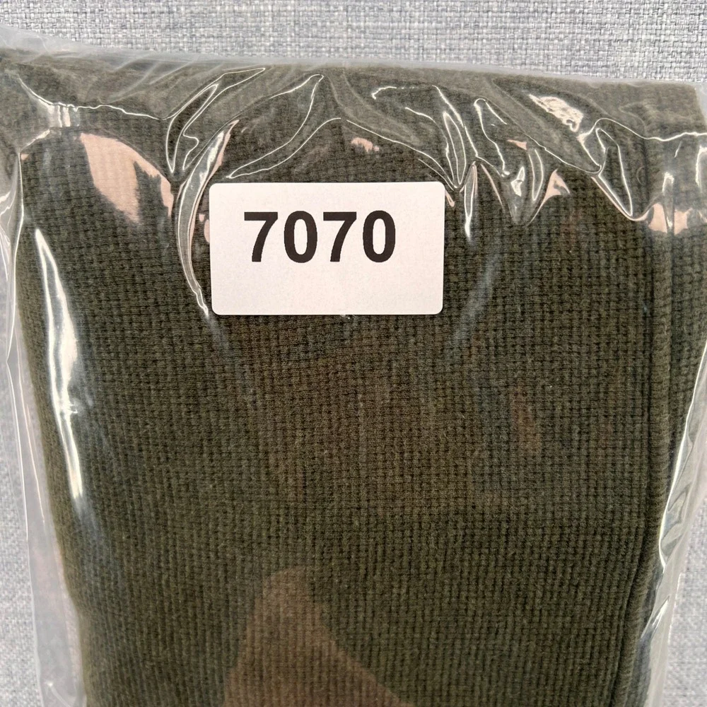Polo‎ Ralph Lauren Waffle Knit Thermal Shirt Men Large Olive Cotton Preppy Y2K